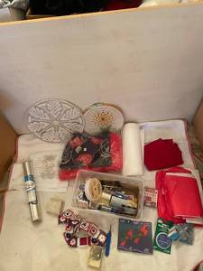 lot 200 image: Assorted Sewing and Craft Supplies Collection