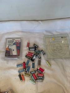 lot 223 image: Set of Craft Supplies including Fabric Shaver, Sewing Threads, and Circle Cutter Template