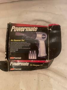 lot 252 image: Powermate Air Hammer Set with Chisel Attachments