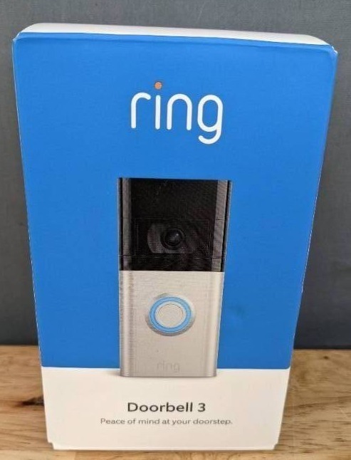 lot 13D image: Brand New Ring Doorbell 3 Camera $129.95 Retail Y