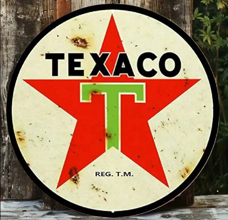 lot 70H image: Brand New Texaco Red Star Aluminum Sign N