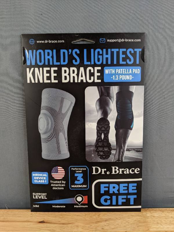 lot 46A image: Brand New Dr. Brace Knee Brace F