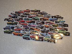 lot 402 image: 50 Total Brand New Sports Car Racing Stickers P