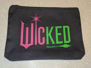 lot 409 image: New Wicked Inspired Cosmetic Bag Canvas P