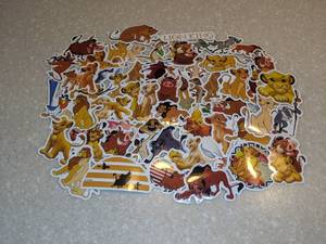 lot 410 image: 50 Total Brand New Lion King Stickers P