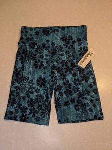 lot 432 image: New No Boundaries Bike Shorts Right Side Pocket Blue Black Womens Size XXSXS P