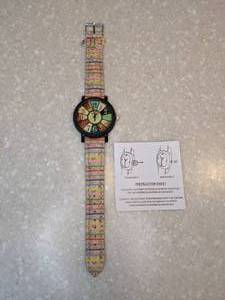 lot 437 image: New Quartz Watch Stripe Band P