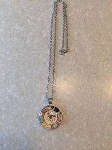lot 442 image: New Eye Of Providence Pendant Necklace Silvery P