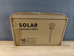 lot 135 image: 10-Pack Solar Pathway Lights B