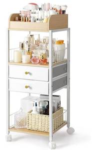 lot 148 image: Brand New SOLIMINTR Tiered Make Up Organizer and Storage with Drawers $85.99 Retail B