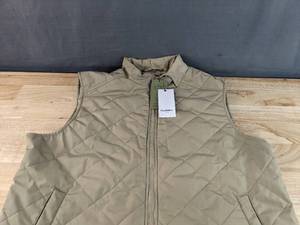lot 79 image: Brand New Good Fellow & Co Mens Zip Up Tan Vest Size Large N