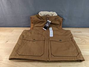 lot 105 image: Brand New Mens Heritage Brand Workwear Products Weatherproof Vest Size S N