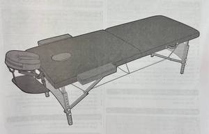 lot 3G image: Brand New Amazon Commercial Portable Folding Massage Table with Carrying Case B