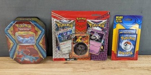 lot 23G image: Brand New Pokmon Armarouge, Revavroom & Houndstone Foil Cards with 2 Booster Pack and Coin, Pokmon TCG Blister Pack with 1 Foil Card and Pokmon Trading Card Game Salamence Tin N