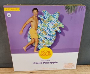 lot 68G image: Brand New Sun Squad 6 ft. Long Inflatable Giant Pineapple N