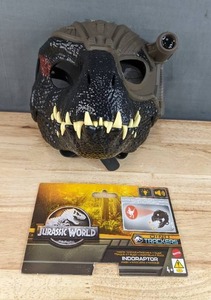 lot 79G image: Brand New Mattel Jurassic World Dino Trackers Indoraptor Mask N