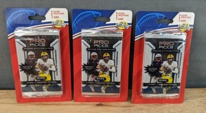 lot 13G image: 3 Packs Pro Picks 2022 NFL Football Rookies & Future Stars Sealed Packs N