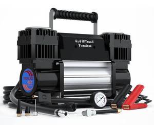 lot 39G image: New Tozalazz 12v Air Compressor Portable, 2X Faster Inflator 11.65CFM330LMin Heavy Duty Tire Pump B