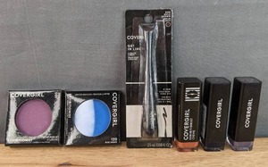 lot 100G image: Brand New Covergirl Limited Edition Exhibitionist Velvet Mono Eyeshadow, Liquid Liner and Exhibitionist Cream Lipstick N