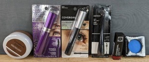 lot 150G image: Brand New Covergirl Trublend Minerals Loose Mineral Powder, Lush Plumping Mascara, Exhibitionist Eyelash Primer, Liquid Liner, Exhibitionist Cream Lipstick and Limited Edition Exhibitionist Velvet Mono Eye Shadow N