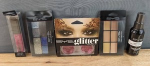 lot 205G image: Brand New BYS Cosmetic Liquid Lipstick, Glitter Glitz Palette, Glitter Face & Body Kit, Crme Contour Kit and Makeup Setting Spray N