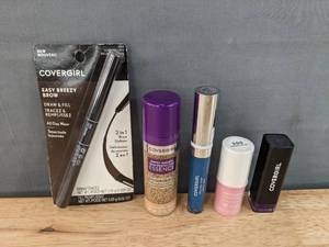 lot 563 image: Brand New Assorted Covergirl Makeup - Eyebrow Definer, Lip Color, and more N