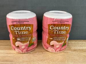 lot 47G image: 2 Brand New Country Time Pink Lemonade N
