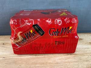 lot 38G image: 12 Brand New Case of Code Mix Guarana Energy Drinks 16oz Cans N
