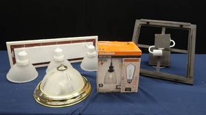 lot 80 image: LIGHTING BUNDLE NEW AND RETRO