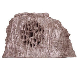lot 30 image: New in Box Rockustics 6.5 2-Way Outdoor Weatherproof EconoRock Rock Loudspeaker in Brown