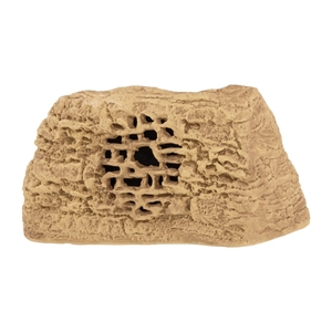 lot 41 image: New in Box Rockustics 6.5 2-Way Outdoor Weatherproof Rocquette Rock Loudspeaker in Sandstone