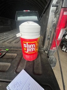 lot 12 image: Collectable Slim Jim Water Jug
