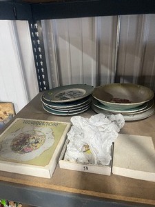 lot 58 image: collectable Plates