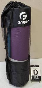 lot 6 image:  NEW  Gruper   Yoga Mat & Smart Bracelet (View Photos)