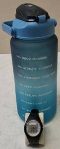 lot 8 image: Polar Watch & Options 64oz Sports Bottle