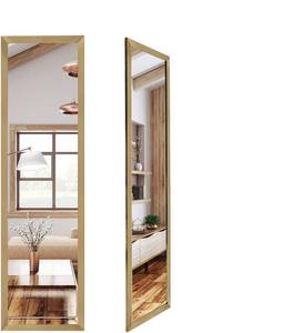 lot 12 image:  New   50X14  Full Length Door Mirror -Gold