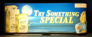 lot 39 image: Vintage Camel Special Lights Sign - Lights Up (View Photos)