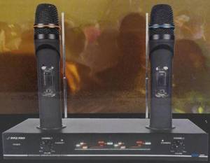lot 45 image: Pyle Pro - PDWM3000 - Dual VHF Rechargeable Wireless Microphone System