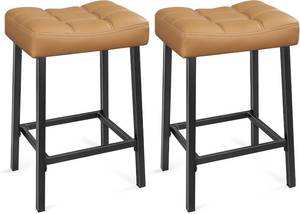 lot 40 image: Modern Bar Stools - Set of 2 - NEW