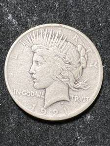1921 US PEACE SILVER DOLLAR