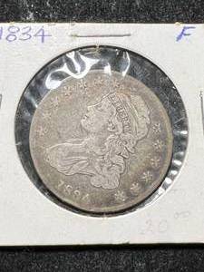 1834 US BUST HALF DOLLAR