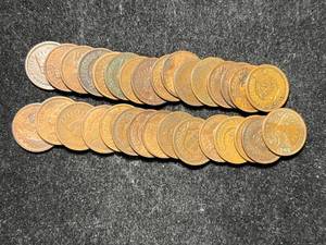 GROUP OF 31 US INDIAN HEAD CENTS