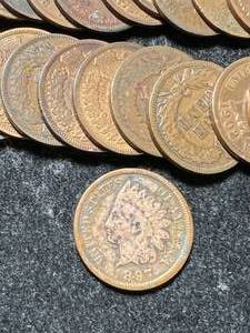 GROUP OF 31 US INDIAN HEAD CENTS