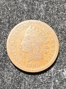 lot 32 image: 1865 US INDIAN HEAD CENT