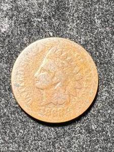 lot 42 image: 1868 US INDIAN HEAD CENT