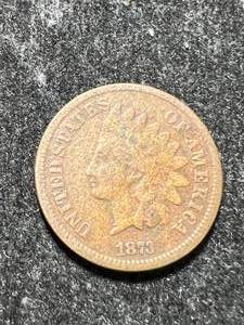 lot 63 image: 1873 US INDIAN HEAD CENT