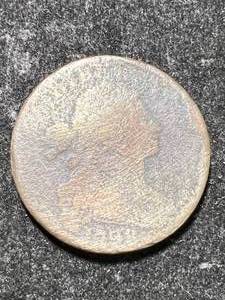 lot 69 image: 1798 US BUST LARGE CENT