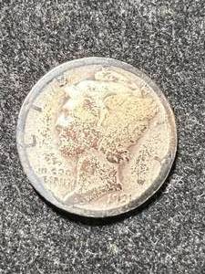 lot 83 image: 1921 US MERCURY DIME