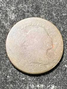 lot 85 image: 1796 US LIBERTY CAP LARGE CENT