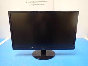lot 13 image: Acer&nbspS241HL LCD Monitor  24 screen with 1920 x 1080 HD Resolution  Includes power cable 